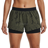 Shorts en maille personnalisés OEM ODM pour hommes, motif camouflage désertique, coupe décontractée, taille élastique, légers, style streetwear