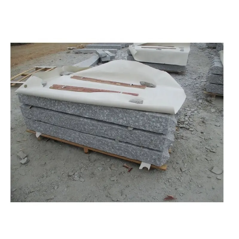 Chinese Suppliers of G603 Grey Granite Modern Design with Flamed Finish Low Price for Office Building Applications