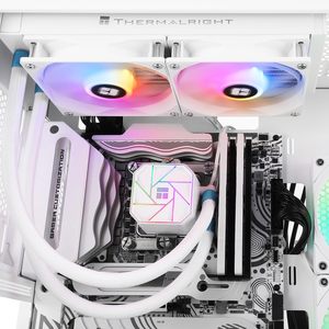 AQUA ELITE 240 V3 ARGB PWM ventilateurs de refroidissement CPU noir blanc refroidissement par eau <span class=keywords><strong>AIO</strong></span> pour plusieurs plates-formes informatiques Thermalright - Product Image 5