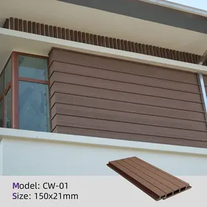 Fire Rated wood plastic composite wall wpc cladding panel exterior decorative panel wpc wall panel price