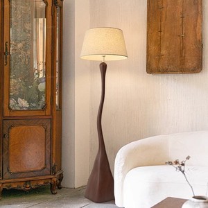 Floor Lamp Wabi Sabi Style LED Light Source 220V <b>Switch</b> Control For Bedroom Living Room Decorative <b>Standing</b> Lamp - Product Image 2