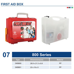 Venta caliente 10 personas o 25 personas de plástico médico hogar botiquín de primeros auxilios con suministros médicos para el hogar - Product Image 6