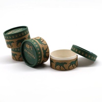 Usine en gros biodégradable personnalisé artisanat cosmétique savon emballage corps poudre conteneur carton rond papier Tube boîte