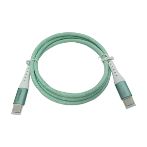 Pd100w nylon bện nhanh sạc cáp 20V 5A Type-C Cáp dữ liệu hợp kim kẽm USB3.1 3.2 <span class=keywords><strong>USB</strong></span>-C tương thích máy in máy tính <span class=keywords><strong>USB</strong></span>-C - Product Image 5