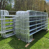 Venta de vallas y puertas de la granja de vallas de acero de vallas de caballos galvanizadas en caliente