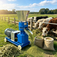 Granulateur à matrice plate pour ligne de production d'aliments spéciaux pour animaux, haute efficacité et performance stable