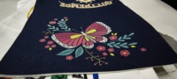 INKGIANT nouvelle Solution d'impression de broderie UV 3D A1 avec imprimante rouleau à rouleau à 3 têtes d'impression pour textile