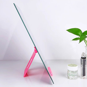 Miroirs de maquillage de scène JYL, design populaire, prix abordable, couleur personnalisable, miroirs de table pliables surdimensionnés à cadre carré en plastique - Product Image 3