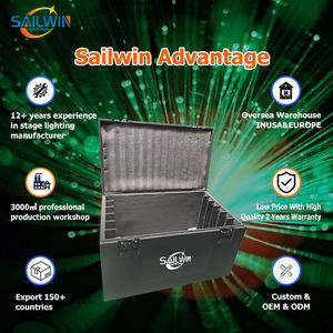 Flight Case Personalizzato Sailwin in Plastica ABS Flycase Road Case per Testa Mobile Beam da Palco Faro PAR a LED Pista da Ballo a LED - Product Image 3