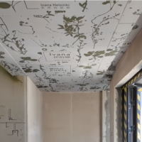 Plaques de plâtre en gypse de qualité supérieure au design contemporain, résistantes à l'humidité, pour la construction intérieure/extérieure des hôtels
