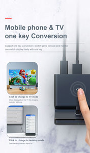 Dock di Ricarica 5 in 1 per <span class=keywords><strong>Nintendo</strong></span> <span class=keywords><strong>Switch</strong></span>/Lite, Stazione di Ricarica Portatile con 4K e <span class=keywords><strong>3</strong></span> Porte USB, Vendita Calda - Product Image 3