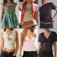 Liquidación 2026: Camiseta de Verano Casual de Manga Corta para Mujer, Top de Moda, Venta Caliente al por Mayor