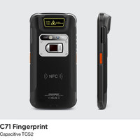 Computadora Portátil Resistente con Lector RFID UHF Integrado C71, Escáner de Códigos de Barras 1D/2D, Android 13, IP65, Pantalla de 5.2 Pulgadas, 4G