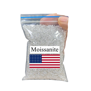 Gema suelta AG D VVS1 de 0.7-3mm, moissanita redonda de talla brillante con juego de color/efecto de fuego para reloj completamente cubierto de moissanitas. - Product Image 1