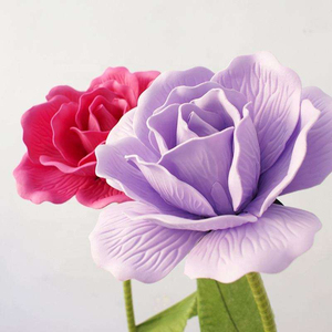 Rose artificielle en mousse de haute qualité pour mariage et Saint-Valentin, rose en PE à tenir en main - Product Image 3