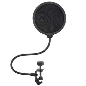 Radio <span class=keywords><strong>Video</strong></span> Micrófono MIc Pop Filtro para <span class=keywords><strong>RODE</strong></span> TASCAM Studio A prueba de viento - Product Image 5