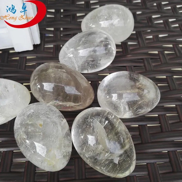 Diy harga pabrik grosir telur getar pijat putih kristal yoni telur kristal