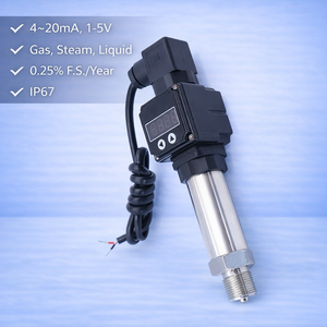 डिफ्यूज्ड सिलिकॉन दबाव ट्रांसमीटर <span class=keywords><strong>4</strong></span>-<span class=keywords><strong>20ma</strong></span> औद्योगिक पानी तेल वायु दबाव सेंसर डिजिटल डिस्प्ले - Product Image 2