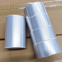 Étiquettes autocollantes pour imprimante, imperméables, en PET mat brillant, adhésives, argentées, papier thermique de qualité supérieure