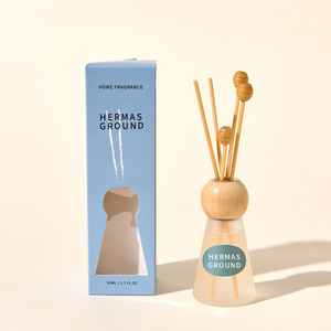 Hot-Bán 50Ml Reed Khuếch Tán Thiết Lập Lâu Dài Thân Thiện Với Môi Cồn Miễn Phí Thủy Tinh Nhà/Văn Phòng/Xe/Khách Sạn Trang Trí Nội Thất Tinh Dầu Không Khí - Product Image 5