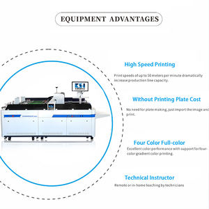 Machine d'impression numérique à passage unique CSJ297FY pour sacs en papier, emballages alimentaires en kraft, imprimante jet d'encre numérique multicolore - Product Image 3