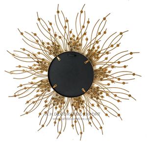 Sunburst Wall <b>Christmas</b> Decorative Mirror Unique Modern Sunburst Contemporary Accent Wall Mirror for Wall <b>Decoration</b> for <b>Sale</b> - Product Image 3