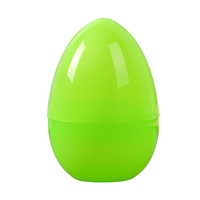 Capsules en PP en forme d'œuf 8*11cm pour jouets figurines enfants, colorées, pour distributeur automatique, en boîte