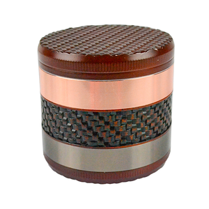 2023 Hot Sale Exquisite Classic Custom Logos Zinc Alloy 60 mm Bulk Unique Shape <b>Herb</b> Grinder for Cheap Price - Product Image 3