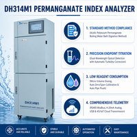 Analyseur d'indice de permanganate DH314M1 en ligne pour la surveillance de la qualité de l'eau potable et des eaux de surface et les tests fluviaux