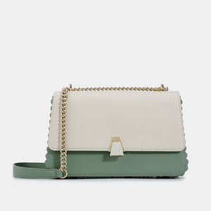 CHRISBELLA Wholesale Women PU Leather Chain Crossbody <strong>Bag</strong> New Fashion <strong>Patchwork</strong> Design Chain Ladies Shoulder <strong>Bag</strong> for Women 2026 - Product Image 2