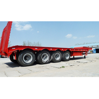 Semi-remorque surbaissée pliable en acier à 2/3/4/5/6 essieux de haute qualité, 80T 100T 120T 150 tonnes, avec col de cygne, pour l'Arabie Saoudite et l'Afrique