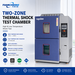 Chambre à choc thermique à deux compartiments de type élévateur pour des tests rapide air-air - Product Image 1