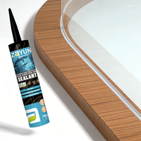 Scellant silicone à base d'acide acétique à séchage rapide pour la formation d'un joint cutané rapide, idéal pour les projets de collage de verre soumis aux contraintes de temps