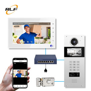 جهاز اتصال داخلي للباب بالفيديو يعمل بالتحكم الصوتي من تويا، طقم جرس باب 726+6*V7 بدقة 1080 بكسل مقاوم للماء، جرس باب ذكي مع شاشة LCD مقاس 4.3 بوصة - Product Image 1