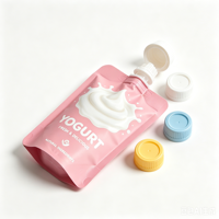 Op maat gemaakte gravure bedrukte logo's, vochtbestendig, milieuvriendelijk gelamineerd materiaal, geschikt voor babyvoeding, melk, yoghurt, wodka, sap en bier.
