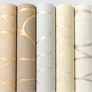 <span class=keywords><strong>Papier</strong></span> <span class=keywords><strong>peint</strong></span> moderne en PVC 3D à rayures verticales simplifiées, imperméable, pour chambre à coucher, salon, hôtel, fond de télévision, garantie de 3 ans - Product Image 3