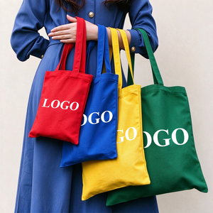 Customizable Size Customized Color Eco-friendly Canvas Tote <b>Bag</b> Custom Logo Shoulder <b>Bag</b> for Supermarket Use - Product Image 4