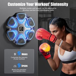 Nouvelle machine de <span class=keywords><strong>boxe</strong></span> électronique intelligente RS, réglable et durable, noire, pour entraînement multifonctionnel à domicile et en salle de sport - Product Image 2