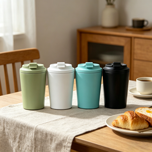 12oz Coffee Travel Mug Thermal Portable Coffee Cup Multiple Colors Wholesale Tumbler Custom Logo Stainless Steel Water Bottle - Product Image 1