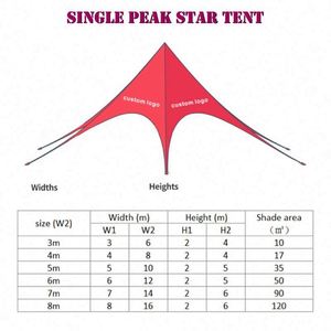 Custom <b>Tent</b> <b>Canopy</b> Star <b>Tent</b> With Logo Printing Folding Waterproof Star <b>Tents</b> for Sale - Product Image 3