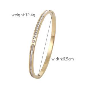 Fashionable INS Custom Luxury High Quality Stainless Gold Plated Waterproof Steel Designer Chain & Link <b>Bracelets</b> Women - Product Image 5