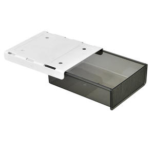 Boîte de rangement en plastique sans perçage pour tiroir, dissimulée sous le bureau ou la table, pour fournitures de bureau et articles de cuisine, vente en gros - Product Image 6