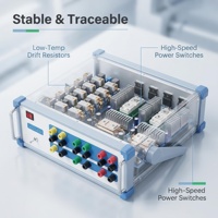Three-Phase OLTC Tester Verifier, split upper computer & MCU structure for transition resistance and synchronism calibration