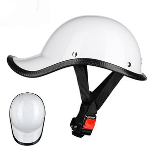 Casco Medio Protector ABS, Transpirable, Fresco, para Verano, para Motociclismo, Patinaje, Ciclismo, Seguridad, Moda, Personalizable - Product Image 4