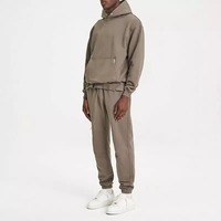 Ensembles de survêtements streetwear personnalisés, en molleton de coton, coupe oversize, confortables, avec short