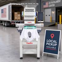 Machine à broder informatisée haute vitesse à tête unique et 15 aiguilles, modèle MT-1501, livraison à domicile ou enlèvement en personne depuis l'entrepôt américain.