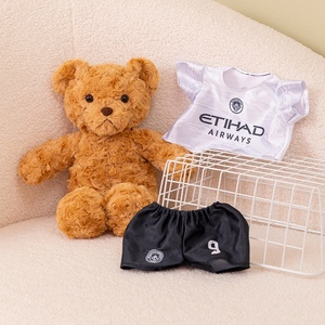Oso de Peluche Unisex Más Popular, Personalizable con Ropa de Fútbol, Relleno de Algodón PP, Animal de Peluche, Regalo Navideño - Product Image 3
