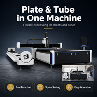 Découpeuse laser à fibre intégrée 4020 pour tôles et tubes, machine de découpe laser CNC grand format pour métaux