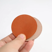 Véritable cuir véritable Badges fournisseur conception personnalisé forme carrée patchs en cuir vierge pour chapeaux et casquettes