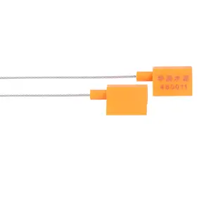 定制数字/条形码/标志一次性使用电线可调安全容器自锁物流电缆密封